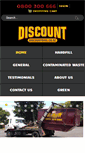 Mobile Screenshot of discountbins.co.nz